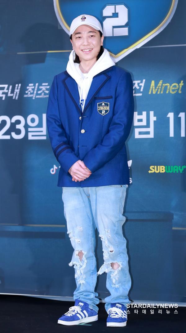 [S포토] 넉살, 'MC자리 꿰찬 넉언니' (고등래퍼2) - 스타데일리뉴스