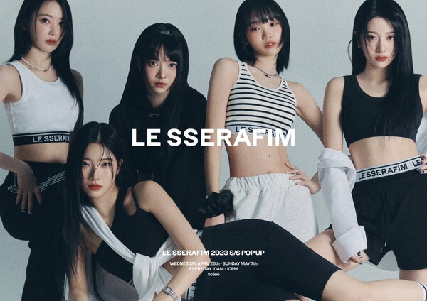 lesserafim ルセラフィム s/s 2023 popupチェキ　ラキドロ 新品】lesserafim ルセラフィム s/s 2023 popupチェキ
