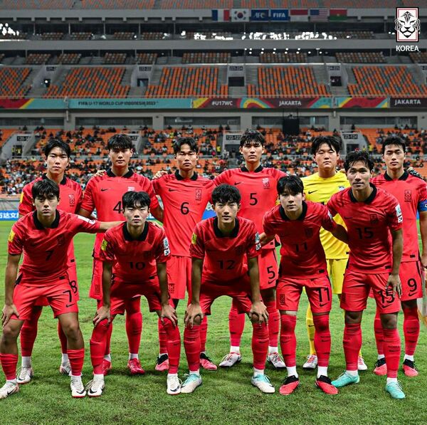 대한민국 U-17 대표팀 ⓒ대한민국 축구 국가대표팀 공식 SNS