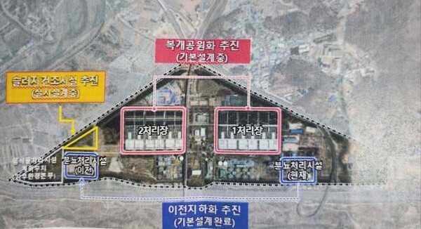 난지물재생센터 시설현대화 사업별 위치도 (자료=서울시)