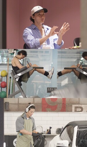'미운 우리 새끼' <b>윤시윤</b>, 완벽한 '왕자 복근' 운동선수 급 <b>체지방률</b> 6%...