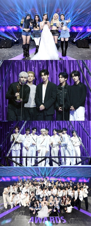 '<b>서울가요대상</b>' <b>아이들</b> <b>대상</b> 수상...화려하게 빛난 별들의 밤