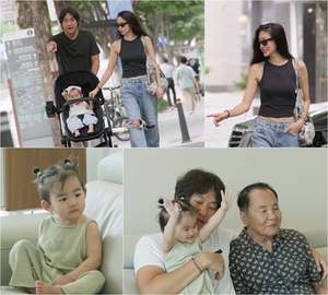 할리우드 배우 슈퍼맘 <b>김윤지</b>, <b>12개월</b> 딸 엘라와 '<b>슈돌</b>' 출격