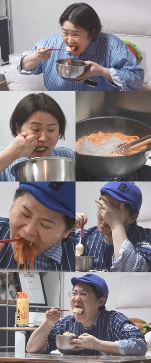 멸치비빔밥에 1일 1당면까지…김신영, ‘나혼산’ 초토화시킨 단짠 보양식 코스