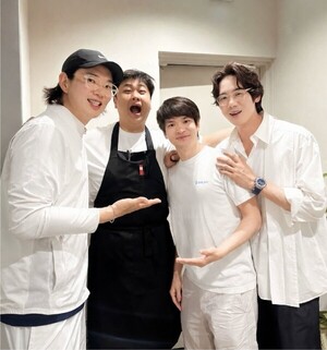 장성규, 유연석-윤남노-SK 3세 이승환과 뜻밖의 모임... 연결고리는 '기부'