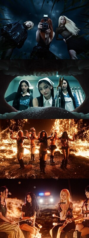 르세라핌-아일릿-캣츠아이, 협업곡 'ICONIC BY MISTAKE' 뮤직비디오 공개