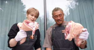 김재중도 경악, 추성훈 90kg 통돼지 해체 도전