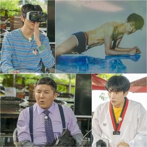 주우재 '뼈말라' 59kg 수영복 화보, 우영 "복근이야, 뼈야?"