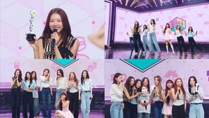 아이오아이, '쇼! 음악중심' 트리플크라운 달성