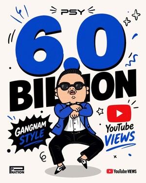싸이 '강남스타일' MV, 유튜브 60억 뷰 대기록